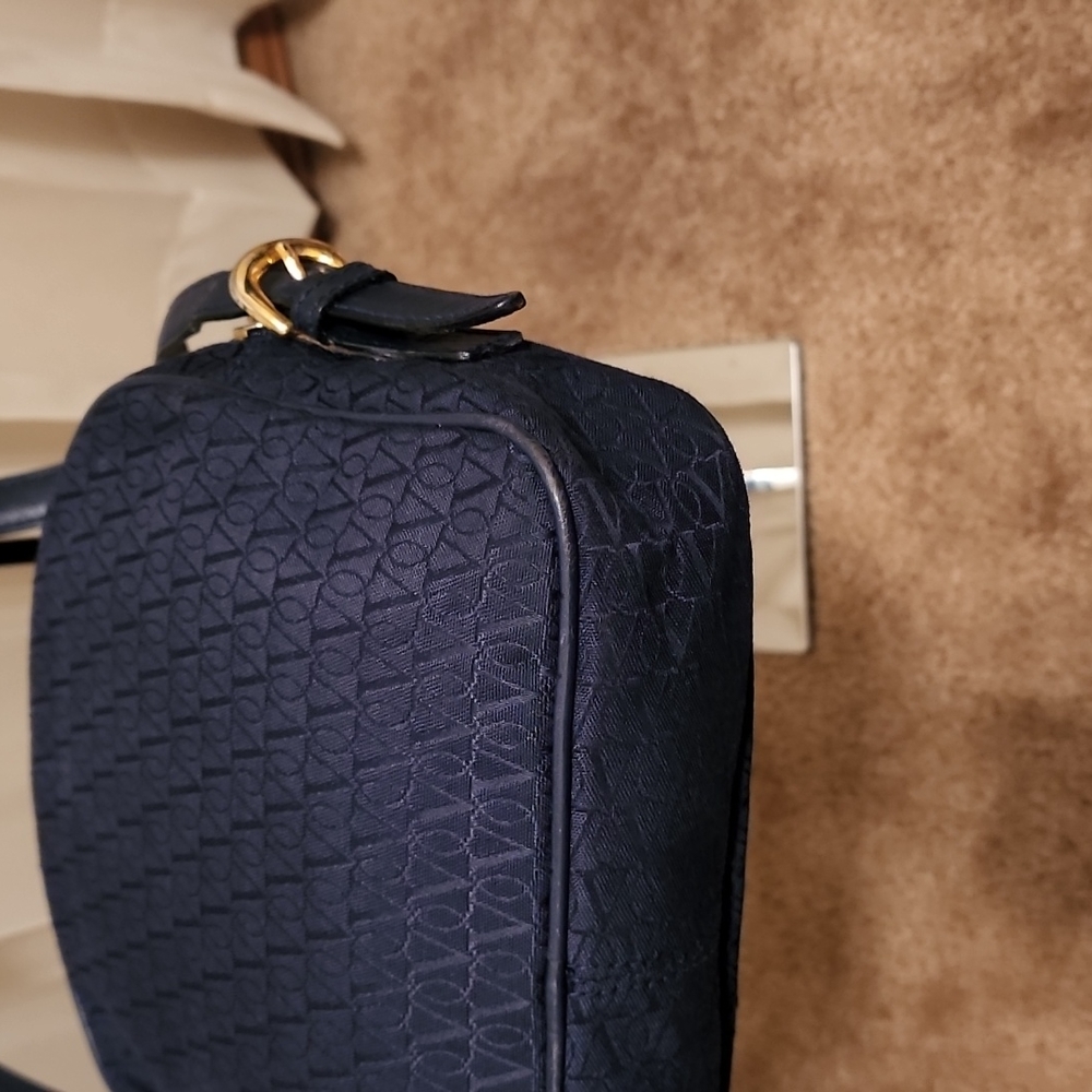 Valentino Garavani Monogram Canvas and Leather Crossbody Bag - Picture 9 of 16
